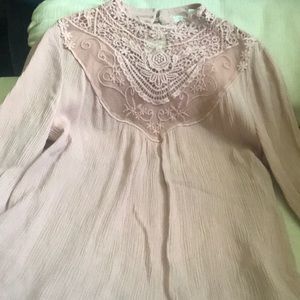 Blush blouse